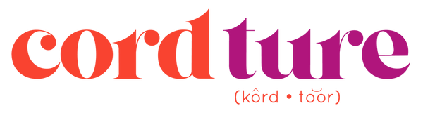 Logo of 'cord ture' with a red and purple color scheme on a white background.